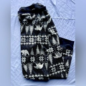 Old Navy men’s  Size 3XL Thermal Legging Polar Bear Christmas new without tag